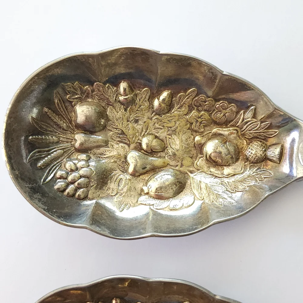 Ornate‎ Silver Serving Utensil Set